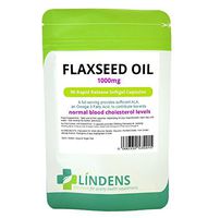 Lindens Flaxseed Oil 1000mg 3-Pack 270 Capsules Omega 3 6 9 Flax Linseed Oil