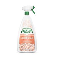 Charlie's Soap Kitchen & Bath Household Cleaner Spray (32 Fl. Oz, 1 Pack) Natural Kitchen and Bathroom Multi-Surface Cleaner – Non-Toxic and Biodegradable