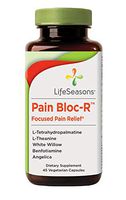 Pain Bloc-R - Natural Pain Relief Supplement - for Constant or Chronic Pain - Muscle Relaxer - Helps with Back Pain and Muscle Spasms - with L-Theanine, L-Tetrahydro Palmatine (45 Capsules)