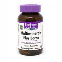 BlueBonnet Multiminerals Plus Boron Vegetarian Capsules, 180 Count