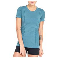 Short Sleeve Tee Blouse for Women,Amiley Womens Stretch Sports Gym Solid Crewneck Short Sleeve Workout Tops Yoga Shirts (Small, Sky Blue)