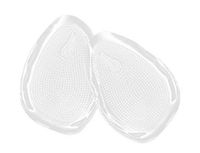 Gentle Meow 4 Pairs of High Heels Insole Half Feet Shockproof Shoe Pad Transparent Insole, D