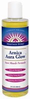 Heritage Store Aura Glow Massage Oil, Arnica, 8 Ounce by Heritage
