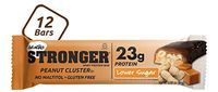NuGo Stronger Peanut Cluster, 23g Whey Protein, 10g Fiber, Gluten Free, 12 Count