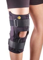 Corflex 16" Anterior Closure Knee Wrap w/Heavy Hinge OP POP 3/16 LG