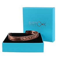 SISTO-X Slim Magnetic Copper Bangle Dragon Design by Sisto-X® Bracelet Health 6 Magnets
