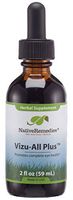 Native Remedies Vizu-All Plus - All Natural Herbal Supplement for Clear Normal Vision and Healthy, Clear Eyes - Promotes Healthy Eye Functioning and Circulation - 59 mL