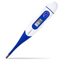 COCET Digital Thermometer, Fast Accurate Reading Temperature, Safe Soft Temperature Measurement Probe, Thermometer for Oral Cavity, Armpit and Rectum, Suitable for Infants, Kids, Adults and Pets