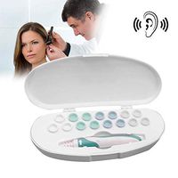 Earwax Remover Tool, Ear Wax Cleaner Swab, Spiral Ear Wax Remover, Soft Safe Silicone Spiral Earwax Remover Tool, 16 Replacement Heads