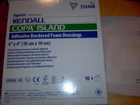 Kendall Copa Island Dressing 4"X4"-2"X2" Pad Size Adhesive - Model 55544b