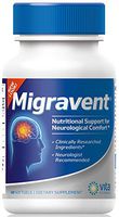 Migraine Relief Clinics Recommend Migravent as #1 Supplement to Support Optimal Cranial Comfort & Health, w/Vitamin B2, Riboflavin, Magnesium, Coenzyme Q10, PA-Free Butterbur.