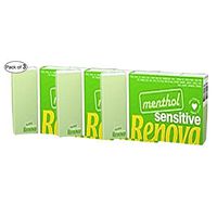 Renova Sensitive Pocket Tissues- Menthol (6 Pack) (Pack of 3)