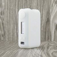 CEOKS for Uwell Crown 4 IV 200W Silicone Case, Anti-Slip Protective Silicone Case Skin Rubber Cover for Uwell Crown 4 IV 200W Mod Box Rubber case wrap Shield (Clear)