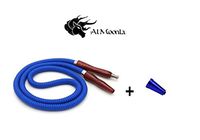 HookItUpHookah 2 Hose Upgrade Kit - Includes Hose Connector and Hose - Blue