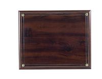 Certificate Plaque Board with Slide in Plexi Glass, Walnut Finished