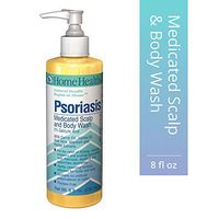 Home Health Psoriasis Medicated Scalp & Body Wash - 2% Salicylic Acid, 8 fl oz - Relieves Itching, Redness & Irritation from Dandruff & Seborrheic Dermatitis - Non-GMO, Paraben-Free, Vegetarian