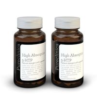 5HTP 300mg x 180 tablets (2 bottles with 90 tablets in each - 6 months supply. With 220mg Vitamin C, B6, and black pepper extract. SKU: 5H3x2