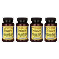 Swanson Potassium Orotate 99 Milligrams 60 Capsules (4 Pack)
