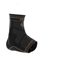 Shock Doctor Ultra Compression Knit Ankle Support w/Gel Support Black / Grey Large