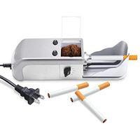 Cigarette Rolling Machine Cigarette Injector Machines Automatic Tobacco Roller Maker Mini Cigarette Injector Machine (Silver)