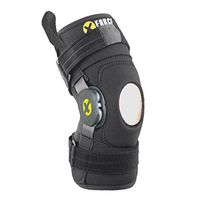 Knee Brace XFORCE Neoprene Support Compression (Large) - Arthritis, Tendonitis, Pain Relief and Recovery - Adjustable Hinges - Open Patella.