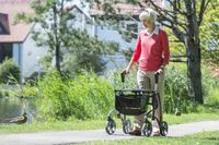 Dolomite Jazz 510 Rollator 8 Inch Wheels X-Fold with Padded Seat