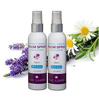 Room Freshener, 2 Pack, Toilet Odor Eliminator, Natural Scented Baby Room Mist Deodorizer, Organic Soothing and Calming Long Lasting Essential Oil Spray – 4 Ounce, Oh So Calm! by Lac Larde