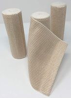 Elastic Bandage with Hook and Loop Closure (No Clips Needed) (Pack of 3) (6-inch)