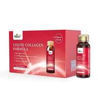 Heivy Liquid Collagen Formula, Collagen Drink, 10,000mg Marine Collagen, with Jasmine Extract Coenzyme Q10 Piperine, 1.69 fl. oz./Bottle. (3 Boxes,30 Bottles)