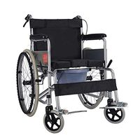 SYTH Commode/Shower Wheelchair,Toilet Chair Medical Multi-Function Folding Manual Commode Wheelchair with Handbrakes,Armrests,for Disabled and Pregnant Women