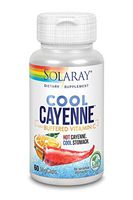 Solaray Cool Cayenne with Buffered C Capsules, 500 mg, 60 Count
