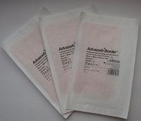 (Pack of 3) Advazorb Silflex (Silfix) Wound Dressing (4 inch x 8 inch) - hydrophillic foam dressing with soft silicone wound contact layer