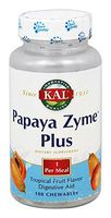 Kal 200 Mg Papaya Zyme Plus, Tropical Fruit, 100 Count