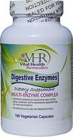 VHR Digestive ENZYMES Multi-Enzyme Complex Preservative-Free Formula Supports Improved Digestion and After-Meal Comfort with Maximum Absorption of Food nutrients. 100 Vegetarian Capsules