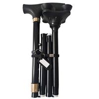 ZTY66 Folding Walking Cane with LED Light,Adjustable & Portable Walking Stick, Lightweight,Collapsible for Men/Woman