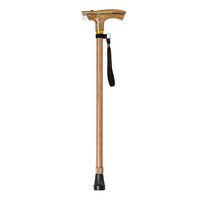 CHAONAO Walking Stick Aluminum Alloy Canes with Ergonomic Handle 10 Adjustable Height Levels LED Light Mobility Cane Heavy Duty Max. 150kg,B