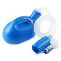 ONEDONE Men's Potty Portable Pee Bottle 2000 ML for Hospital Home Camping Car Travel (Blue)