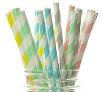 Easter Party Supplies, Easter Straws (25 Pack) - Pastel Party Decorations, Easter Basket Fillers & Easter Egg Hunt Supplies, Easter Party Favors