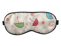 Amint Super Smooth Colorfast Silk Sleep Mask Eye Mask for Sleeping with Soundproof Ear Plugs Pink,7.9"*3.5"