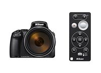 Nikon COOLPIX P1000 16.7 Digital Camera with 3.2" LCD, Black with Bluetooth Camera Remote Control, Black
