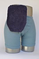 C & S Ostomy Pouch Covers Cx72750 Quick Dry Pouch Cover, Fits Flange Opening Of 3/4" To 2-1/4", Overall Length 9", Navy Terry Cloth,C & S Ostomy Pouch Covers - Each 1