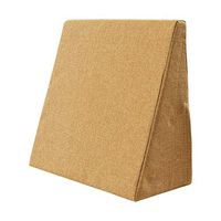 Ultra Soft Wedge Pillow, Removable Cover Washable Bed Wedge Triangle Pillow Mattress One Back Support Cushion Headboard Cushion Memory Foam with Daybed Office Read-50x45x20cm-N