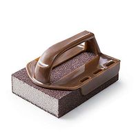 ExhilaraZ Household Durable Carborundum Sponge Scrub Handle Grip Brush Kitchen Washing Cleaning Tool