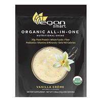 Vegansmart Organic Plant Based Protein Powder by Naturade, All-In-One Shake – Vanilla Crème, Single Serving