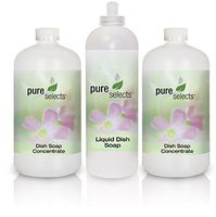 Pure Selects Dish Soap Concentrate • 2 Pack • Each Quart of concentrate makes 4 quarts of Dish Soap • All Natural • No added Fragrance or Dye • NO ANIMAL TESTING