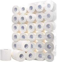 Toosvan 10 Rolls of 3 Layers White Toilet Paper Toilet Paper Towel Roll Large Capacity Ultra Soft Toilet Paper Household Kitchen Protection (12 Rolls tissue)