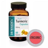 DR WAKDE’S Turmeric Capsules (Curcuma Longa) | 60 Veg Caps | Ayurvedic Supplement | Vegan | 100% Herbal | Quantity Discounts | Free Shipping on Multiples | Same Day Dispatch