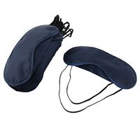 uxcell® Polyester Travel Home Night Rest Relax Eyes Shade Mask Blindfold 10pcs Navy Blue