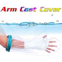 【2020 Newest】 Waterproof Arm Cast Cover for Shower, Swimming, Bath - Reusable Cast Protector, Cast Bag, Cast Sleeve - Watertight Protection for Broken Hands, Fingers, Wrists, Arms