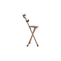 ZSH-GZ Folding Cane seat 150KG Capacity Thick Stainless Steel Cane Stool Cane Chair seat 3 Leg Cane seat